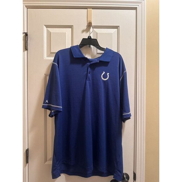 Antigua Other - Men's Antigua Indianapolis Colts Blue Polo Shirt Sz XXL‎ NFL Antigua Colts Polo